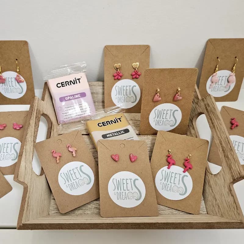 Polymeerklei oorbellen