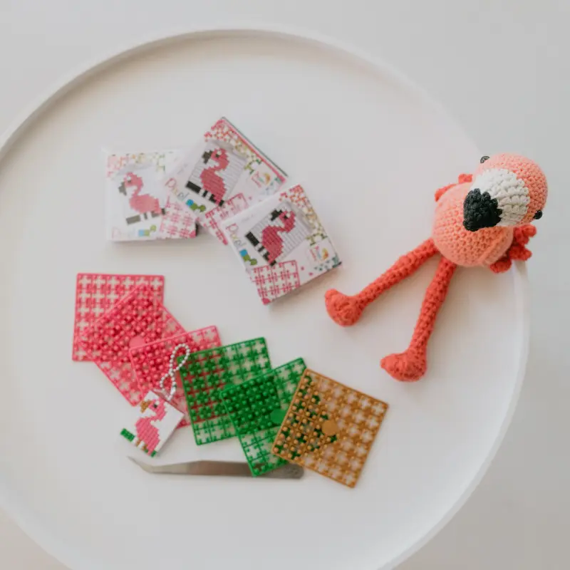 Pixelmagneet en sleutelhanger