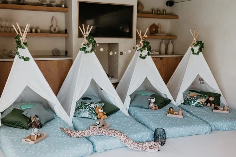 Indoor slaapfeestjes